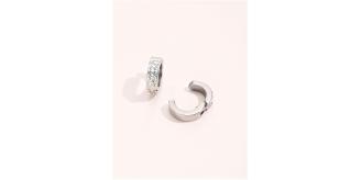 10 pcs - Stainless Steel Crystal Stud Earrings Ear Clip Cuff Non Pierced|GCJ552|UK SELLER