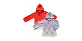 Brand New Joblot of Girls 10 Pack/2 Colours Hoodie (3y-8y)