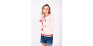 One Off Joblot of 5 Brakeburn Ladies Wren Velour Bomber Jacket Pink Size 8