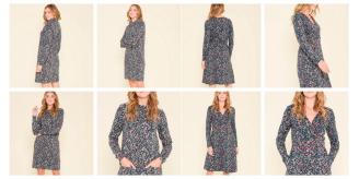 One Off Joblot of 7 Brakeburn Ladies Winter Botanical Dresses 2 Styles Size 8