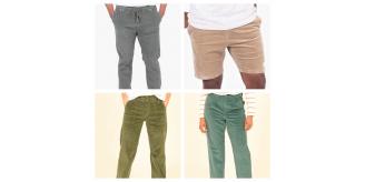 One Off Joblot of 7 Brakeburn Men & Ladies Mixed Corduroy Trousers & Shorts