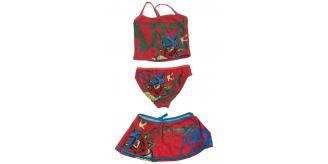 One Off Joblot of 111 Girls Ed Hardy 3 Piece Swim Set - Mixed Sizes