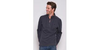 Job Lot of 1 Brakeburn Men's Grey Garment Dyed Sweatshirt