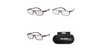 One Off Joblot of 21 Mixed BLOC Eyewear Optical Frames With Cases