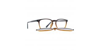 One Off Joblot of 30 INVU Brown Milky Honey Clip-on Polarized Glasses