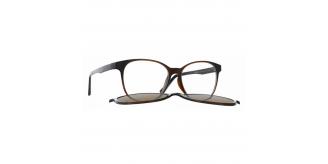 Wholesale Joblot of 10 INVU Transparent Brown M4104B Clip-on Polarized Glasses