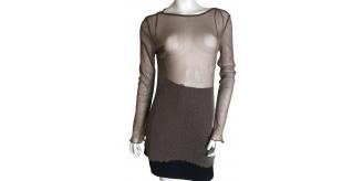 One Off Joblot of 22 Ladies Ex-Chain Store Lurex Longline Tops Sizes XXS-M