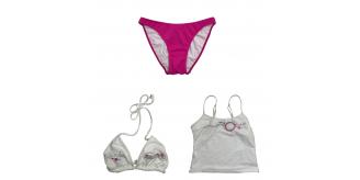 One Off Joblot of 56 Women's Miss Lepel Mixed Swimming Bikini Tops & Bottoms