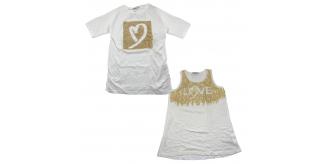 One Off Joblot of 11 Girl's Patrizia Pepe Mixed Gold Sequin Tops