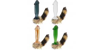 10pcs - Plug Tail Passion Sex Anal Butt G-Spot Glass Dildo - Ramdom Colour|GCAP173|UK seller