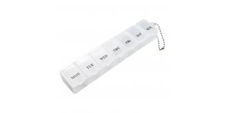 7 Day Weekly Pill Box Organiser Travel Dosset Box Portable Tablet Organizer Medicine Storage Box Pill Dispenser | Medication Organizer - 1 Times a Day