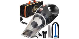 Brand new 180 ThisWorx Car Vacuum Cleaners - Portable, Lightweight, Powerful, Handheld Vacuums w/Strong Suction, 3 Attachment Accessories, Carry Case 