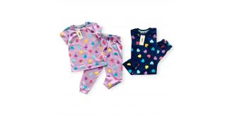 Joblot of Girls 10 Pack/2 Colours Pyjama Set - Sizes 3y-8y