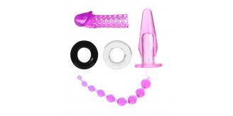 50pcs - Men’s Pleasure Kit And Beginner’s Anal Bead Finger Butt Plug Couples Play Set (Total 10 Sets)|GCAPSET034 (GCAPSET004SET005)|UK seller