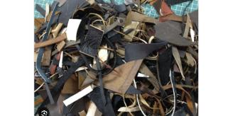 40ft container leather scrap