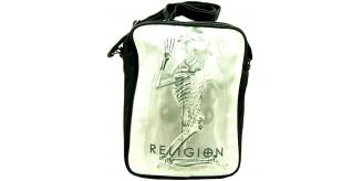 10 Religion Scull Shoulder / Man Bags / Messenger Fashion Bags - White Black