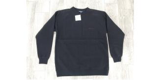 10 X Bloggs Quality Raglan Suttle Embroidery Logo Sweatshirts Black Size M
