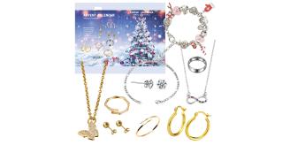 5 Advent Calendars - Christmas Gifts for Her – Jewellery Advent Calendar Countdown Christmas Gifts - 120PC Included|GCJSET023-Tree AD|UK seller