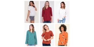 Wholesale Joblot of 10 Ladies Brakeburn Mixed Blouses & Shirts - Great Variety!