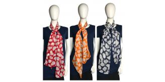 Wholesale Joblot of 24 Ladies Mixed Fun &amp; Colourful Lightweight Scarves