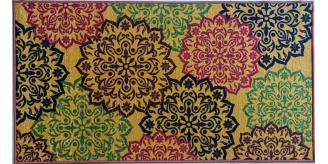 Golden Decor Non Slip Polyester Area Rugs / Carpet for any floor types - 150 x 80 cms