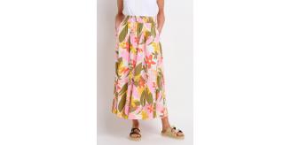 One Off Joblot of 8 Ladies Brakeburn Tropical Palm Skirt