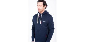 Job Lot of 8 Brakeburn Men's Navy Marl Zip Through Hoodie