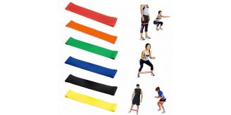 6pc fitness resistance bands 20 packs 