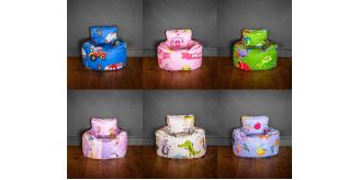MIXED BEAN BAG COVERS X 12