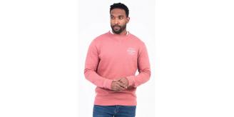 Job Lot of 1 Brakeburn Men's Pink Crew Neck Sweatshirt