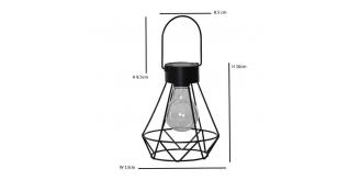 Hanging Solar LED Light Garden Lantern x 4