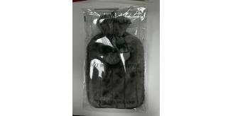 Pom Pom Hot Water Bottle 2L - Grey