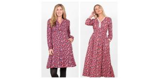 One Off Joblot of 14 Ladies Brakeburn Mixed Berry Floral Dresses