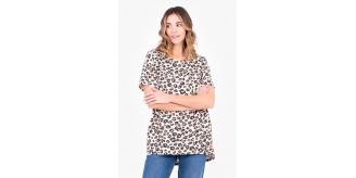 One Off Joblot of 5 Ladies Brakeburn Leopard Spot T-shirt