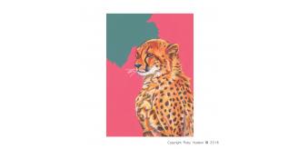 30 Quality A6 Cheetah Greeting Cards, Designer Greeting Card, Bulk Buy Cards