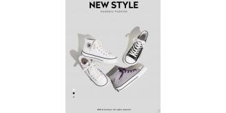 Huanqiu Canvas High Top Unisex Trainers