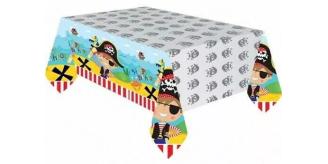 96 x Amscan Little Pirates Table cloths cover Re-usable plastic 54"x96" RRP £767.04