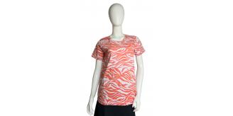 One Off Joblot of 14 Ladies Brakeburn Pink Zebra Tee