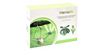 Pallet of 200 packs of Homekit Garden Watering Sprinkler and Mechanical Water Timer 2 Hours Set – Efficient Rotating Irrigation System with Auto-Swi