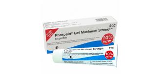 Wholesale Jot Lot of 4 Phorpain Gel Maximum Strength, 50g - 10%