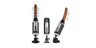 10pcs-Automatic Telescopic Heating Dildo Sex Vibration Machine|GCAP188-10pcs|UK seller