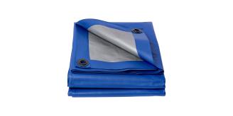 PALLET LOAD of Extremely Heavy Duty PP Blue Tarpaulin; 2m x 3m / 6.6ft x 9.8ft; Light, Thick, Woven 230GSM XPO; Elastomer Coating, Superior UV Resista