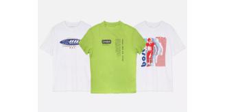 One Off Joblot of 8 Men's Mixed Ex-Chainstore T-Shirts - 3 Styles