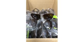Job Lot of 25 x Men’s Polarised Aviator Sunglasses – Ex-Chain Store Stock - model: 099J (Brown Lens, Copper Frame)
