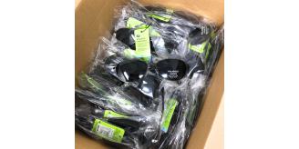 Job Lot of 25 x Men's Polarised Sunglasses - Metal Frame, Oval Style, Grey Lens 103J (Ex-Chain Store Stock)