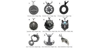 18pcs-Men's Celtic Compass Wolf Goat Dragon Eagle Stainless Steel Pendant Necklaces (2pcs Each Pattern)|GCJ568-575,GCJ577|UK seller