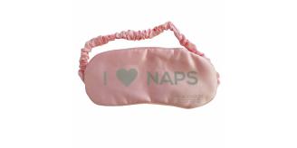 Wholesale Joblot of 4000 Pink Parcel Eye Sleep Mask - "I Love Naps"