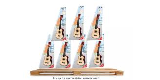 JOBLOT 120x Natural Children Guitar New Wood Toy Great Learn to Play Small RRP £2758.89