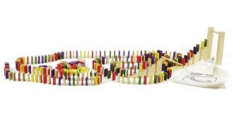 100x 250pcs Set of Domino Rally Wooden