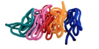 20 Coloured Skipping Ropes With Length Of 2m Great Outdoor Activity And or Excercise